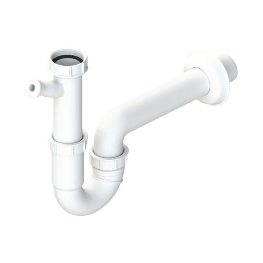 Abode Single Bowl Pipework Kit - White - Unbeatable Bathrooms