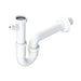Abode Single Bowl Pipework Kit - White - Unbeatable Bathrooms