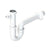 Abode Single Bowl Pipework Kit - White - Unbeatable Bathrooms