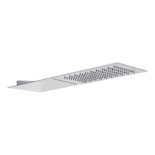 Abode Storm Slimline 3mm Wall Mounted Waterfall Showerhead - St/Steel - Unbeatable Bathrooms