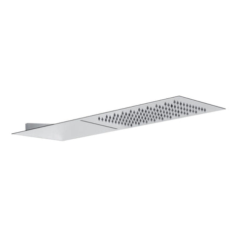 Abode Storm Slimline 3mm Wall Mounted Waterfall Showerhead - St/Steel - Unbeatable Bathrooms