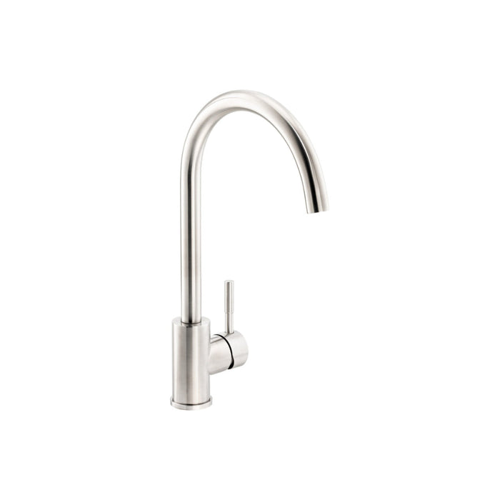 Abode Sway Single Lever Mixer Tap - St/Steel - Unbeatable Bathrooms