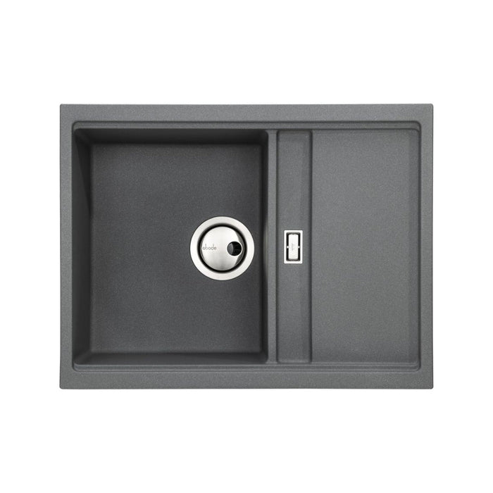 Abode Synchronist Compact 1.25B & Drainer Inset/Undermount Sink - Unbeatable Bathrooms