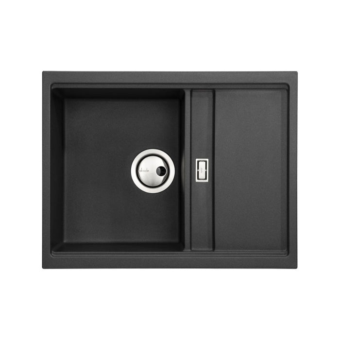 Abode Synchronist Compact 1.25B & Drainer Inset/Undermount Sink - Unbeatable Bathrooms