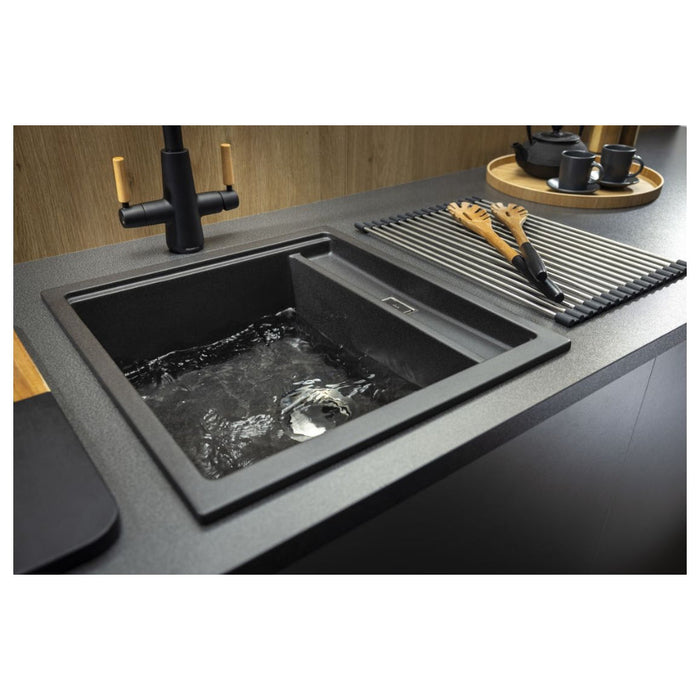 Abode Synchronist Compact 1.25B Inset/Undermount Sink - Unbeatable Bathrooms
