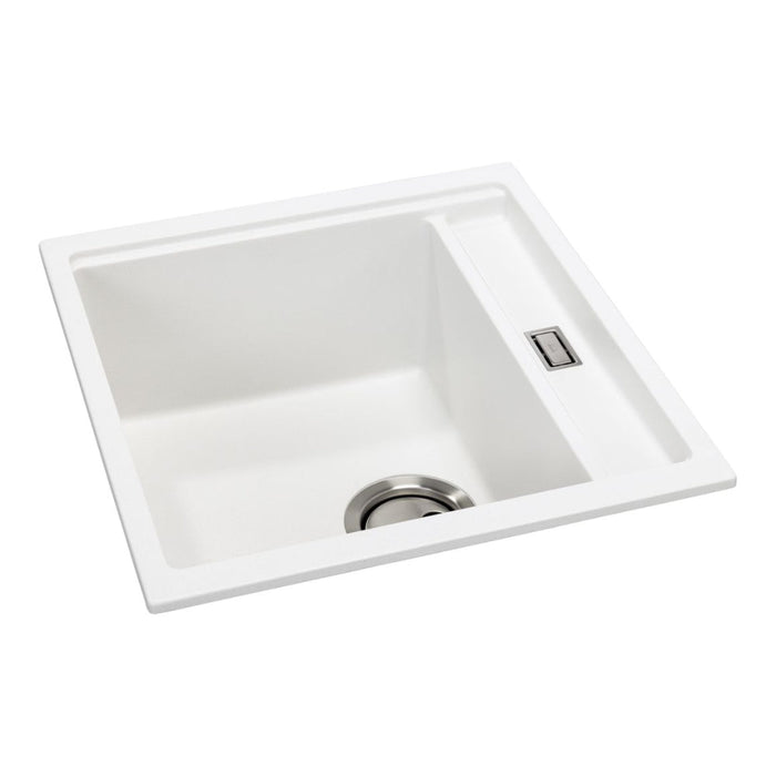 Abode Synchronist Compact 1.25B Inset/Undermount Sink - Unbeatable Bathrooms