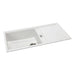 Abode Synchronist Large 1.25B & Drainer Inset/Undermount Sink - Unbeatable Bathrooms