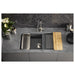 Abode Synchronist Large 1.25B & Drainer Inset/Undermount Sink - Unbeatable Bathrooms
