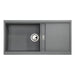 Abode Synchronist Large 1.25B & Drainer Inset/Undermount Sink - Unbeatable Bathrooms