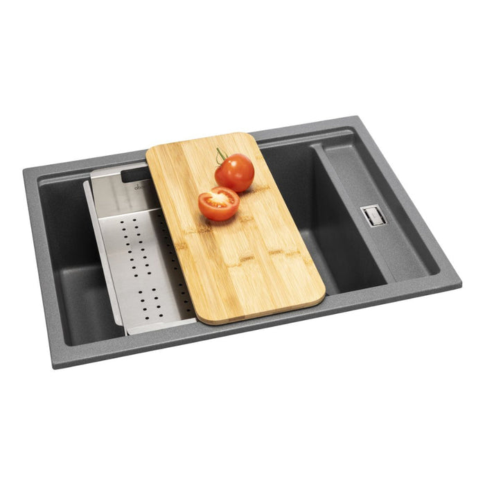 Abode Synchronist Large 1.25B Inset/Undermount Sink - Unbeatable Bathrooms