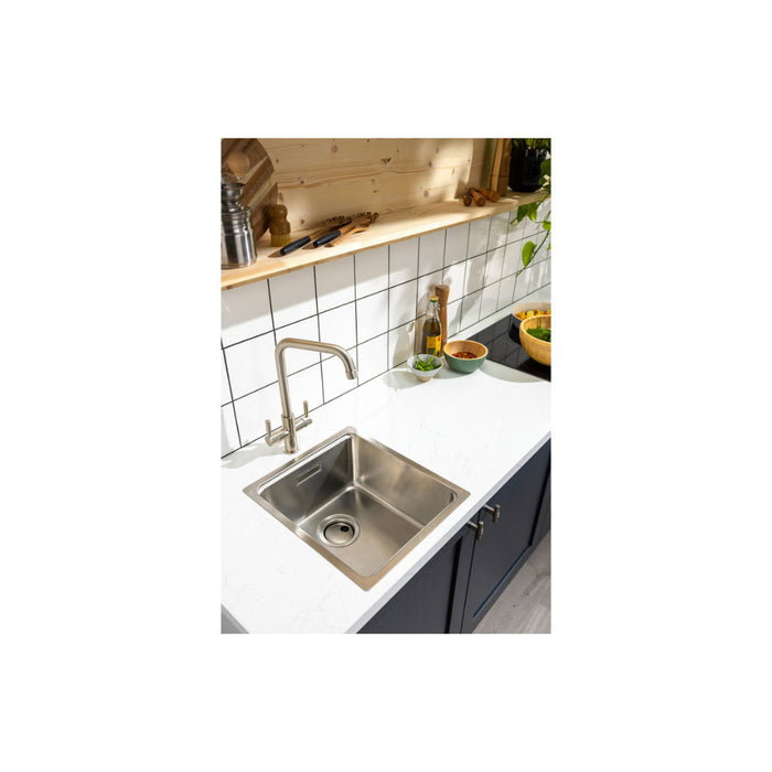 Abode System Sync 1B Main Bowl - St/Steel - Unbeatable Bathrooms