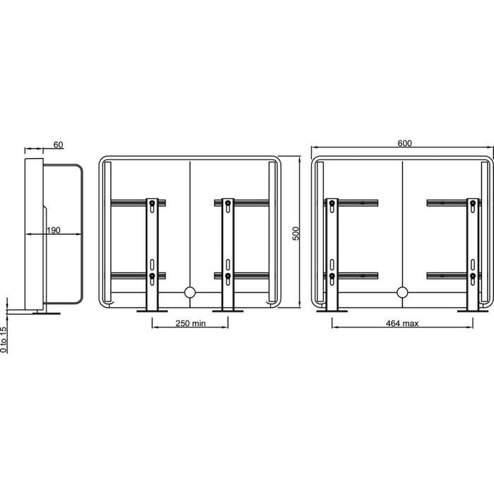 Abode Iox 500x350mm Tablet Steel Basin - Unbeatable Bathrooms
