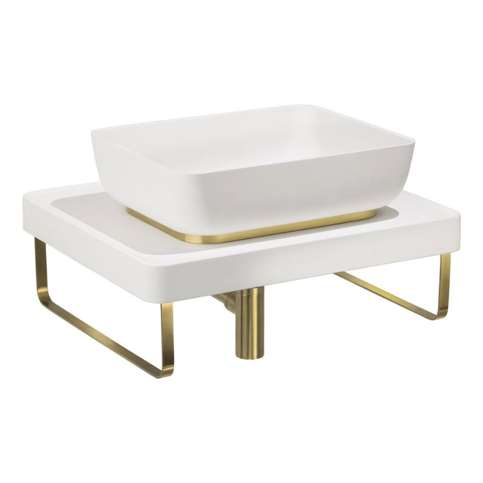 Abode Tableau/Cava Shelf & Tablet Basin Set - Unbeatable Bathrooms