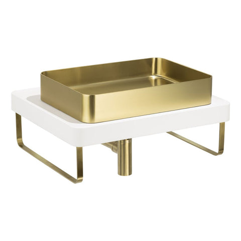 Abode Tableau/Iox Shelf & Tablet Basin Set - Unbeatable Bathrooms