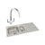 Abode Trydent 1.5B Inset St/Steel Sink Tap Pack - Unbeatable Bathrooms