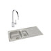 Abode Trydent 1.5B Inset St/Steel Sink Tap Pack - Unbeatable Bathrooms