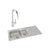 Abode Trydent 1.5B Inset St/Steel Sink Tap Pack - Unbeatable Bathrooms