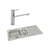 Abode Trydent 1.5B Inset St/Steel Sink Tap Pack - Unbeatable Bathrooms