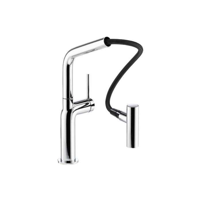 Abode Tubist T Single Lever Mixer Tap w/Pull Out - Chrome - Unbeatable Bathrooms