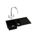 Abode Xcite 1.5B Inset Black Metallic Sink Tap Pack - Unbeatable Bathrooms
