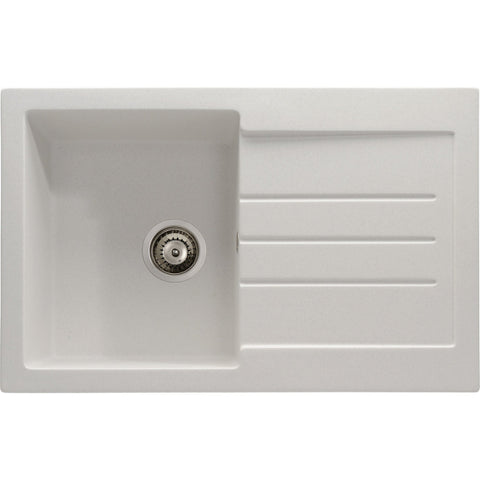 Abode Xcite 1B & Drainer Granite Inset Sink - Unbeatable Bathrooms