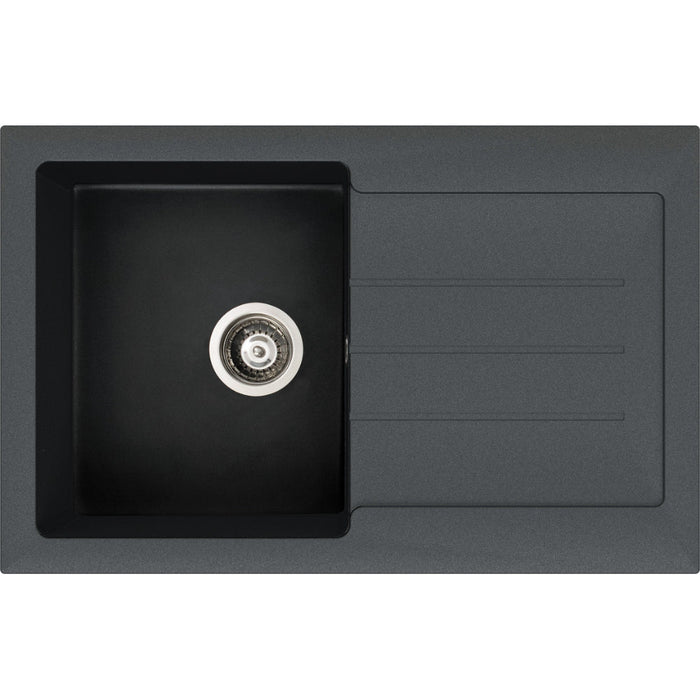 Abode Xcite 1B Inset Black Metallic Sink Tap Pack - Unbeatable Bathrooms
