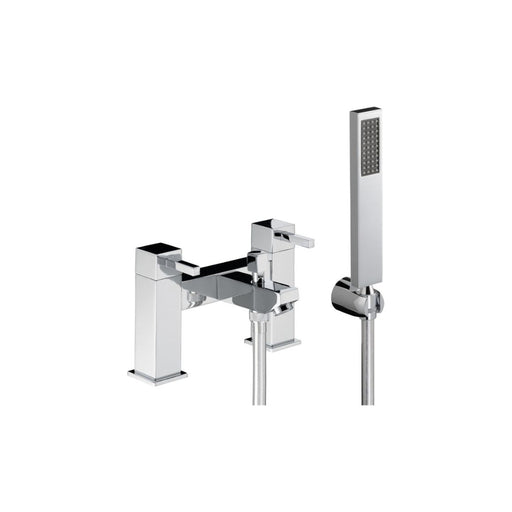 Abode Zeal Deck Mounted Bath Shower Mixer with Shower Handset - Chrome - Unbeatable Bathrooms
