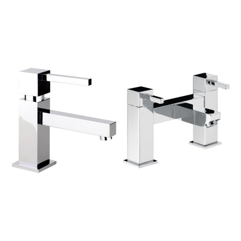 Abode Zeal Pack Offer 1 (Basin Mixer & Bath Filler) - Chrome - Unbeatable Bathrooms