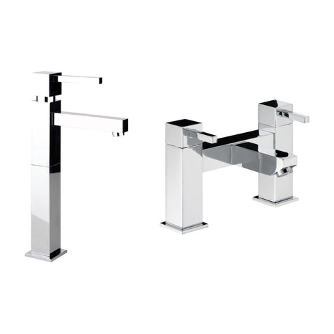 Abode Zeal Pack Offer 3 (Tall Basin Mixer & Bath Filler) - Chrome - Unbeatable Bathrooms