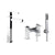 Abode Zeal Pack Offer 4 (Tall Basin Mixer & Bath/Shower Mixer) - Chrome - Unbeatable Bathrooms