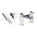 Abode Zeal Pack Offer 5 (Wall Mounted Basin Mixer & Bath Filler) - Chrome - Unbeatable Bathrooms