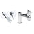 Abode Zeal Pack Offer 5 (Wall Mounted Basin Mixer & Bath Filler) - Chrome - Unbeatable Bathrooms
