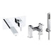 Abode Zeal Pack Offer 6 (Wall Mounted Basin Mixer & Bath/Shower Mixer) - Chrome - Unbeatable Bathrooms