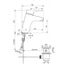Ideal Standard Active single lever one taphole bidet mixer with pop-up waste - Unbeatable Bathrooms