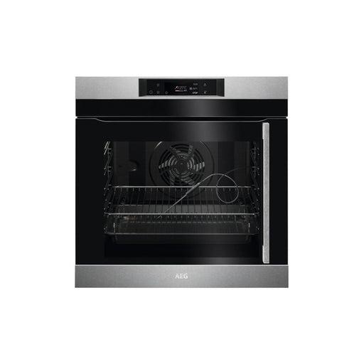 AEG BPK742L81M Side Opening LHH Single Pyrolytic Oven - St/Steel - Unbeatable Bathrooms