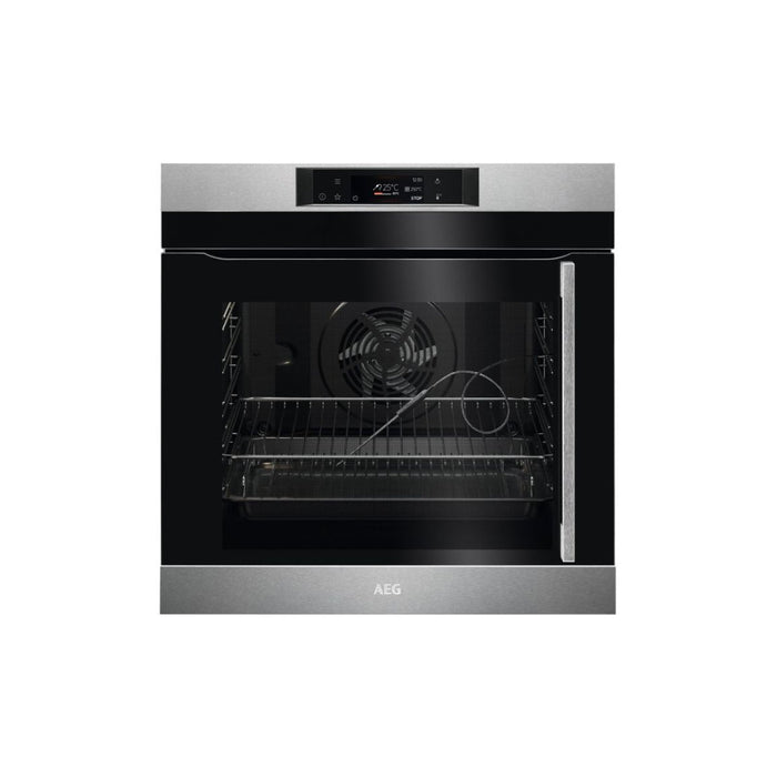 AEG BPK742L81M Side Opening LHH Single Pyrolytic Oven - St/Steel - Unbeatable Bathrooms