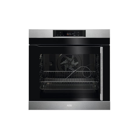 AEG BPK742L81M Side Opening LHH Single Pyrolytic Oven - St/Steel - Unbeatable Bathrooms
