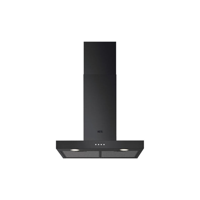 AEG DBX3951R Box Chimney Hood - Matt Black - Unbeatable Bathrooms