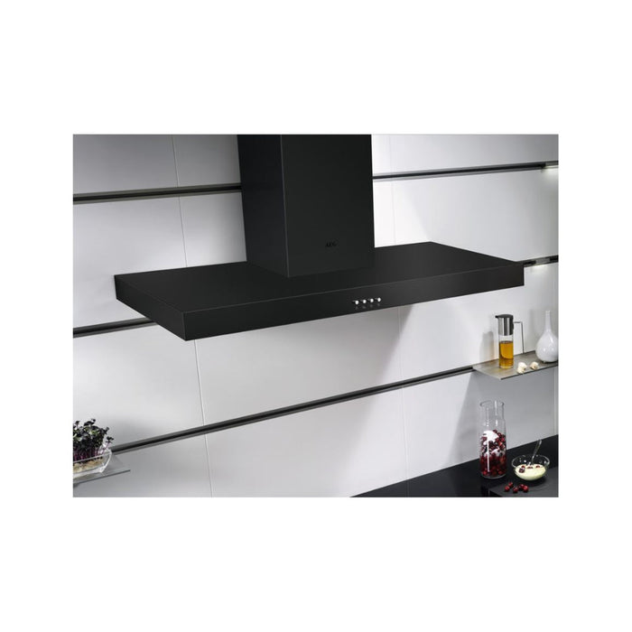 AEG DBX3951R Box Chimney Hood - Matt Black - Unbeatable Bathrooms