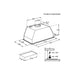 AEG DGB3850M 70cm Canopy Hood - St/Steel - Unbeatable Bathrooms