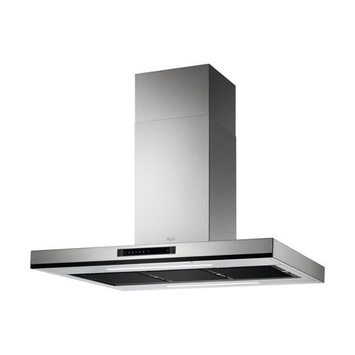AEG DIK6180HG 100cm Island Hood - Black Glass & St/Steel - Unbeatable Bathrooms