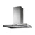 AEG DIK6180HG 100cm Island Hood - Black Glass & St/Steel - Unbeatable Bathrooms