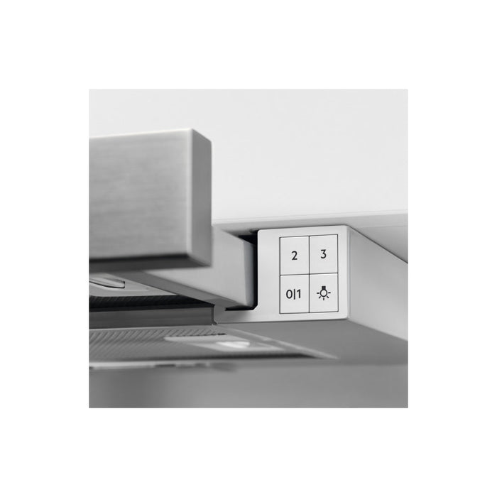AEG DPB3632S 60cm Telescopic Hood - Silver - Unbeatable Bathrooms