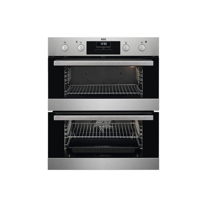 AEG DUB331110M B/U Double Electric Oven - St/Steel - Unbeatable Bathrooms