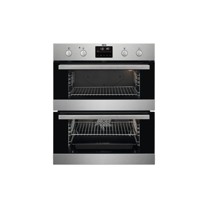 AEG DUB535060M Built Under Double Electric Oven - St/Steel - Unbeatable Bathrooms