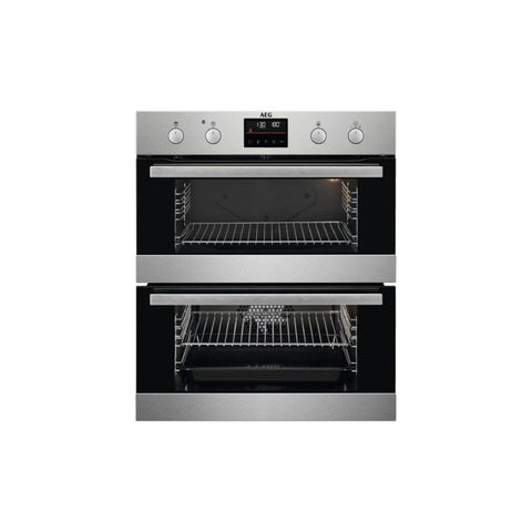 AEG DUB535060M Built Under Double Electric Oven - St/Steel - Unbeatable Bathrooms