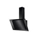 AEG DVK6981HB 90cm Vertical Chimney Hood - Matt Black & Black Glass - Unbeatable Bathrooms