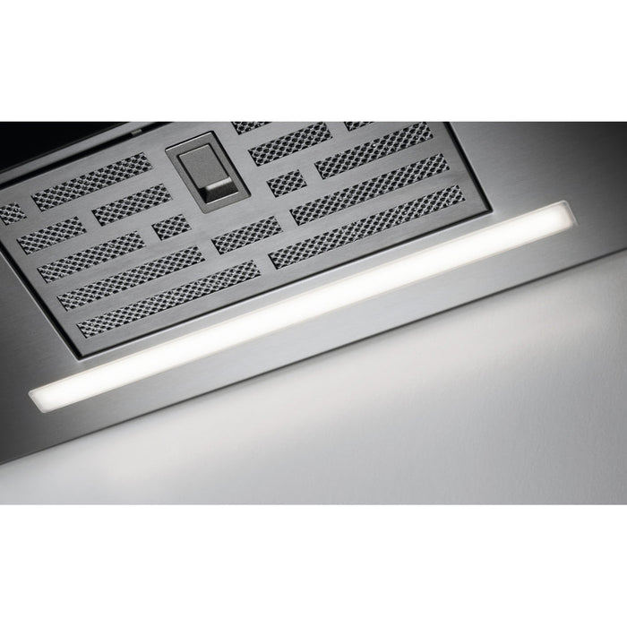AEG DVK6981HB 90cm Vertical Chimney Hood - Matt Black & Black Glass - Unbeatable Bathrooms