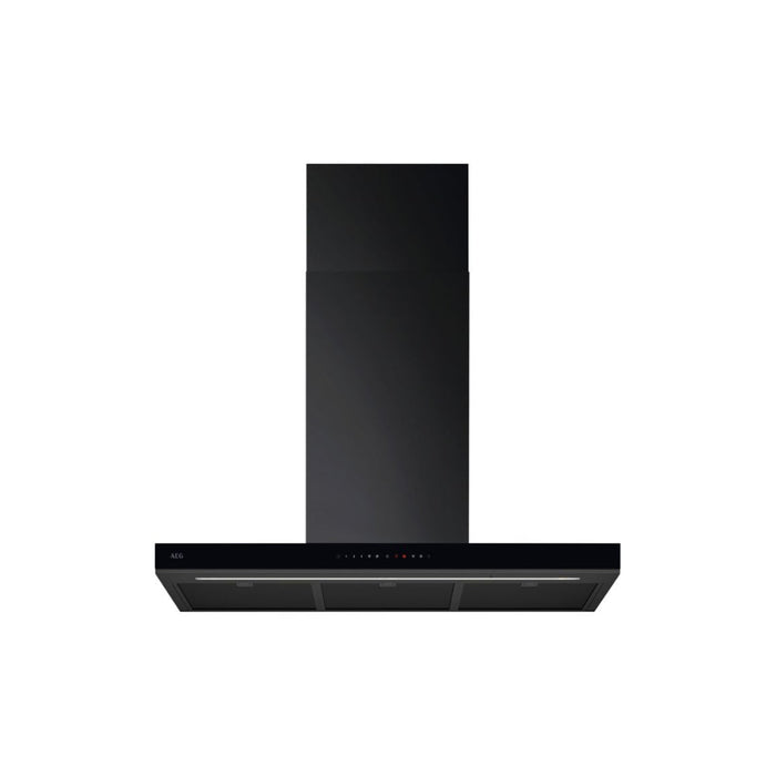 AEG GB87D71CB Box Chimney Hood - Black - Unbeatable Bathrooms