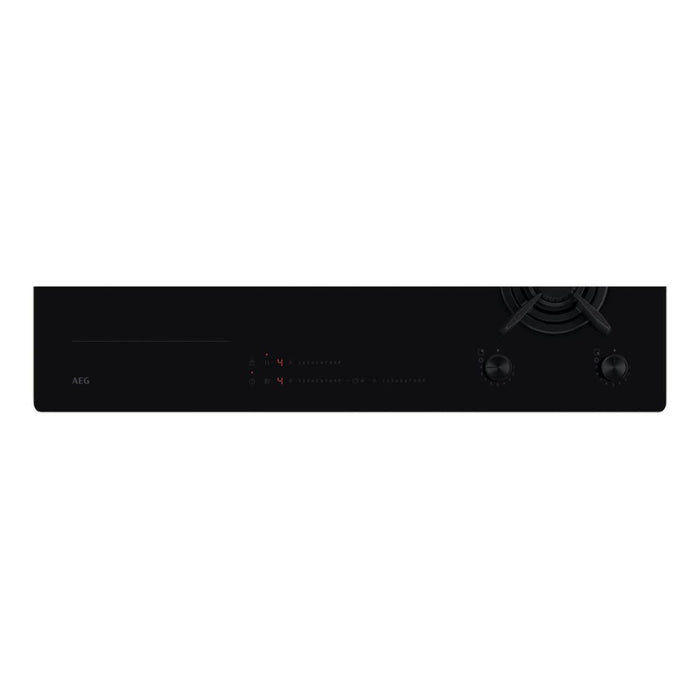 AEG HDB95623NB 90cm Induction & Gas Hob - Black - Unbeatable Bathrooms